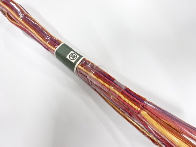 未使用品　正絹　手組帯締め